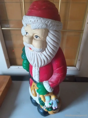Weihnachtsmann Keramik 53 cm Bild 2