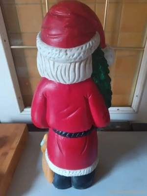 Weihnachtsmann Keramik 53 cm Bild 3