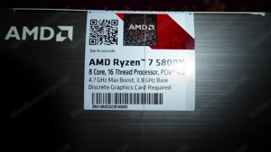 Gamer PC - AMD Ryzen 5800X - 32GB DDR4 - Radeaon RX 5700X 8GB - 1TB SSD - Windows 11 pro - NEU ! Bild 5