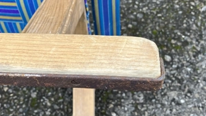 Rodel aus Holz Zweisitzer  Bild 2