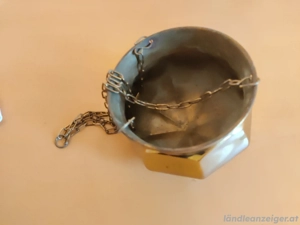 Vintage Messing-Pflanzentopf Bild 3