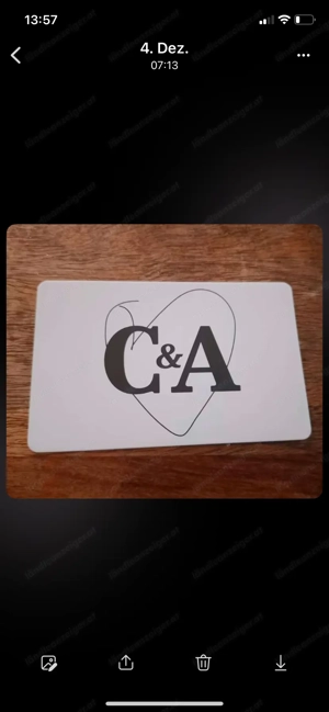 C&A guthabenkarte 150 