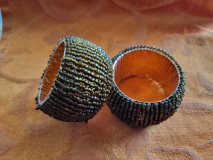 Perlen - Serviettenringe 8 Stk. Bild 4