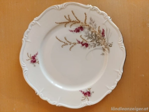 Vintage Teller mit Goldrand