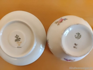 Vintage Tasse und Untertasse Bild 3