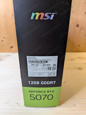 MSI GeForce RTX5070 12G Gaming Trio OC