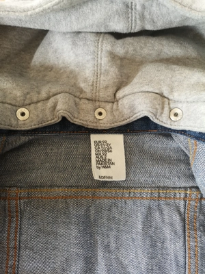 Jeansjacke mit abnehmbarer Kaputze Gr. 92 Bild 2