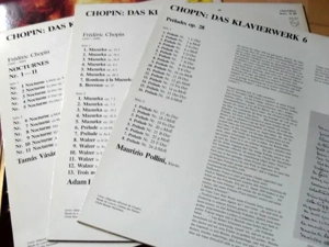 LP Vinyl Chopin Das Klavierwerk Bild 4