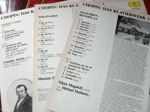 LP Vinyl Chopin Das Klavierwerk Bild 3