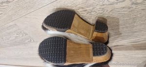 Betty Damen Fell Clog Ankle Boots woody 38  Bild 4