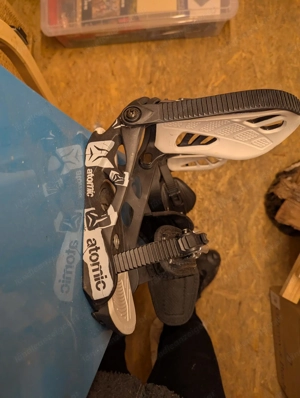gebrauchtes Snowboard Burton 137cm mit Bindung Atomic Bild 3