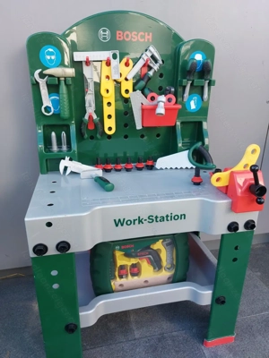 Bosch Kinder Werkbank und Werkzeug-Koffer Set   Top Zustand! Bild 4