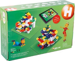Hubelino Kugelbahn XXL Set - 128 Teile - Duplo kompatibel! Bild 2