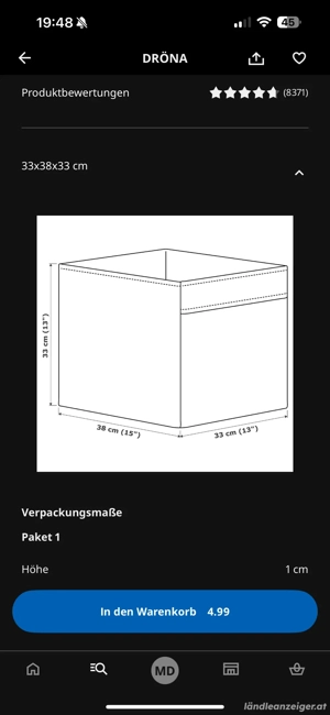 IKEA Kallax Aufbewahrungsboxen Bild 2