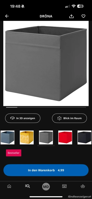 IKEA Kallax Aufbewahrungsboxen Bild 3