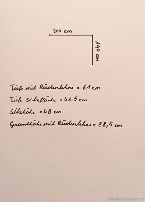 Eckbank aus Kunstleder zu verkaufen Bild 2