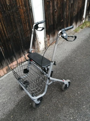 Rollator - höhenverstellbar mit Korb & Tablett