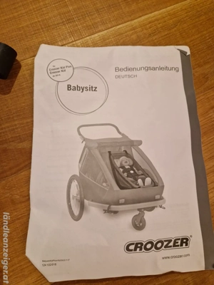 Babysitz Hängematte für Croozer Kid Kinderanhänger Bild 2