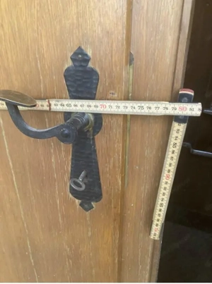 Holztüren, Türblatt mit Zargen ohne Rückblende, 2 x 70 cm Breite, 1x 60 cm Breite für 20cm Mauer Bild 3