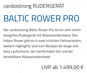 Rudergerät - Wasser - neuwertig 