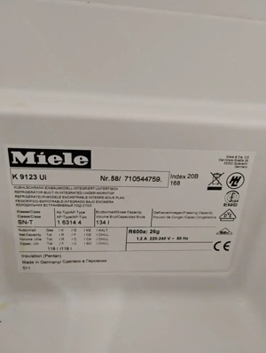 Miele K 9123 UI Kühlschrank mit Auszügen, voll integrierbar (Produktion von Liebherr), guter Zustand Bild 6