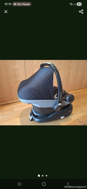 MaxiCosi Pebble mit Family Fix Basisstation 