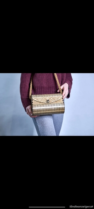 Handgemachte Holztasche Bild 2