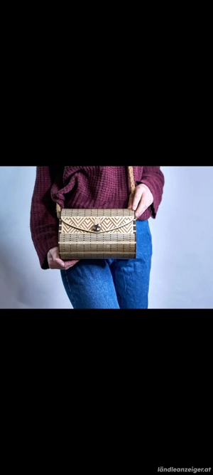 Handgemachte Holztasche Bild 4