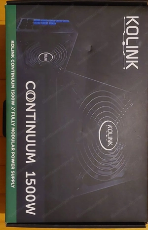 KOLINK Continuum 1500W - 80 PLUS PLATINUM - Netzteil Bild 2