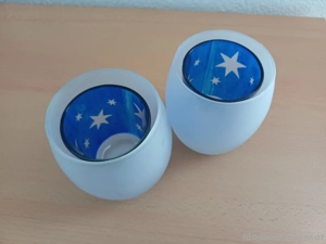 Deko für Teelicht aus Glas 