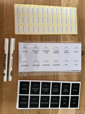 Etiketten für Gewürze + Stifte Bild 5