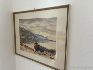 Aquarell H. Trippolt Bregenzer Seeufer  Bild 3