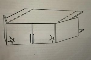 Großer Eck-Kleiderschrank + passender Aufsatz   viel Stauraum, modernes Design Bild 4