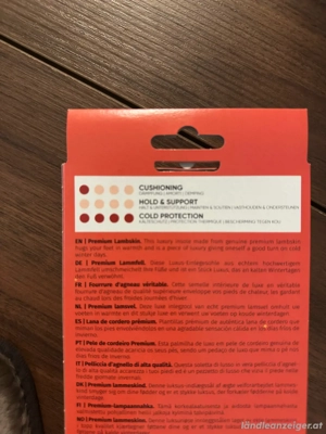 BAMA Premium Lammfell Einlegesohlen - Echtes Lammfell - Neu und OVP Bild 3