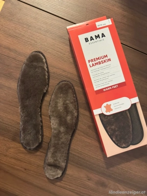 BAMA Premium Lammfell Einlegesohlen - Echtes Lammfell - Neu und OVP