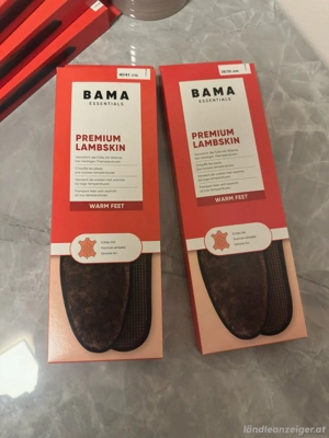 BAMA Premium Lammfell Einlegesohlen - Echtes Lammfell - Neu und OVP Bild 9