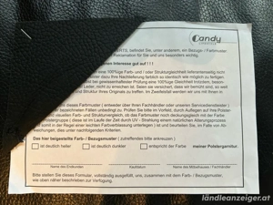 Schwarze Ledercouch (Echtleder) Bild 4