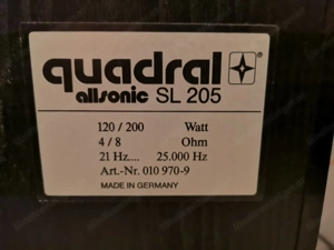  1 Paar Quadral allsonic SL 205 Bild 3