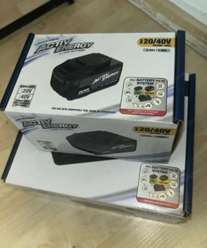 Ferrex ladegerät und akku 20 40V 5Ah 2.5Ah Bild 4