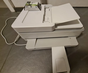 HP Envy 6400 inkl. 307XL schwarz Patrone (neu) + die schon eingesetzten Patrone Bild 2