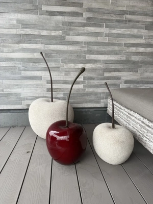 Terassen Dekoration Kirschen