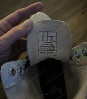 Dr. Martens Silber glitzern  Bild 4