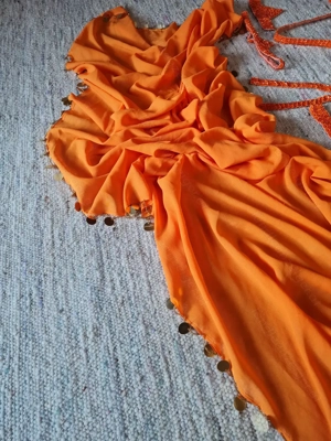 Tanzkleid - Orangefarbig Bild 2