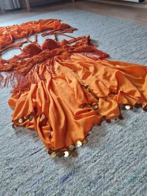 Tanzkleid Orange Garderobe