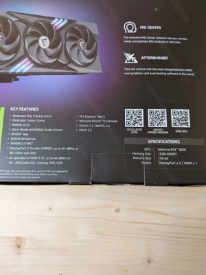 MSI GeForce RTX5070 12G Gaming Trio OC Bild 4