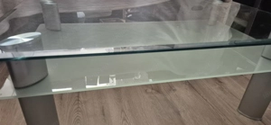 Wohnzimmertisch aus Glas Bild 2