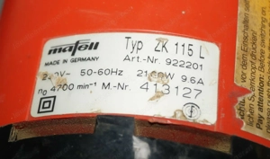 Zimmerei Kervenfräse Mafell ZK 115 L Sattelfräse Abplattfräse Bild 3