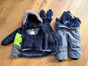Jungen Skianzug   Schneeanzug gr. 86 Bild 2