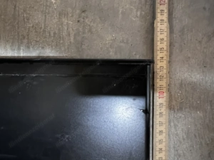 Alu-Fensterbank, schwarz RAL9005 pulverbeschichtet, 1140mm x 350mm Bild 2