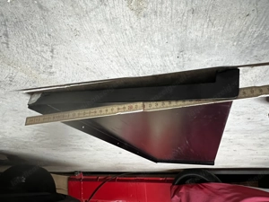 Alu-Fensterbank, schwarz RAL9005 pulverbeschichtet, 1140mm x 350mm Bild 3